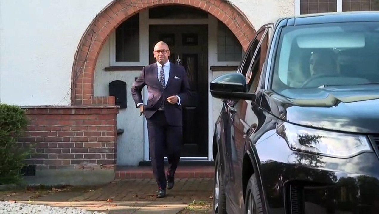 James Cleverly leaves home ahead of Cabinet reshuffle