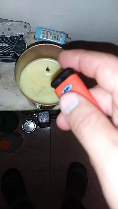 Pablo Tries To Light His Candle