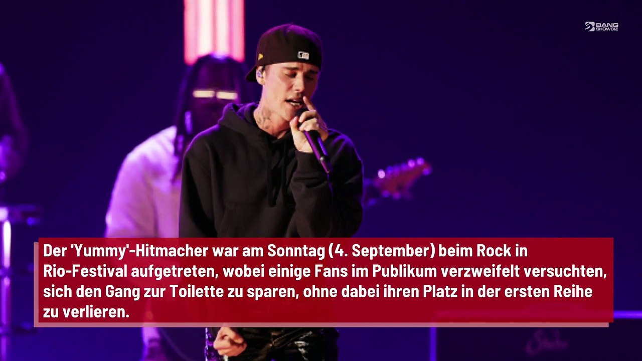 Justin Bieber-Fans trugen Windeln, um beim Rio-Konzert des Stars in der ersten Reihe zu bleiben