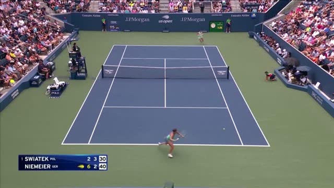 Highlights: Niemeier verliert gegen Swiatek