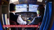 ¡Dos pilotos de avión se pelean en la cabina en pleno vuelo!