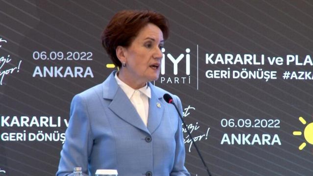 İyi Parti Genel Başkanı Akşener: "Yapılması gerekenler konusunda iktidarı uyarmaktan hiç geri durmadık"
