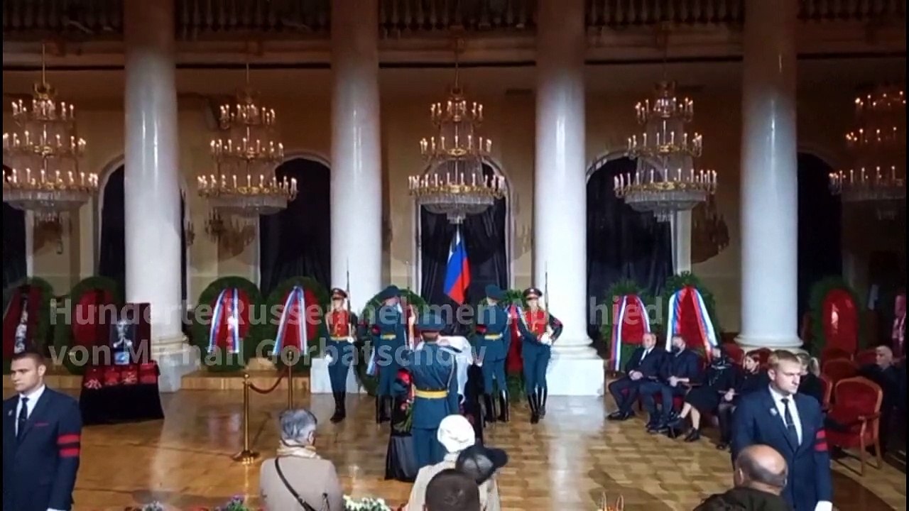 Abschied von Gorbatschow ohne Pomp und ohne Putin