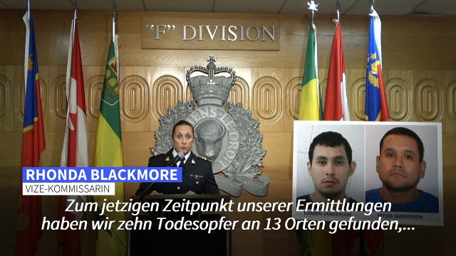 Mindestens zehn Tote bei Messerangriffen in Kanada