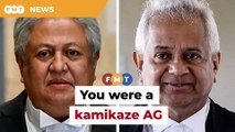 You were a kamikaze AG, Zaid tells Tommy Thomas