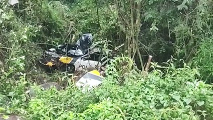 Após morte de PMs em grave acidente na BR-163, local é periciado