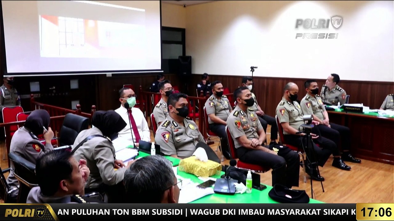 Sidang Komisi Kode Etik Polri Mengahadirkan 9 Orang Saksi