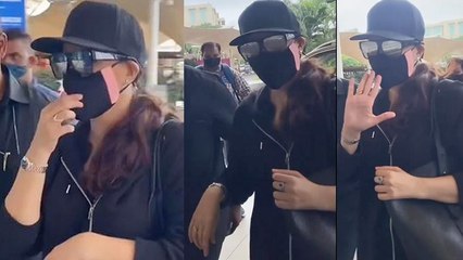 Aishwarya Rai Airport पर Face Cover करने पर Troll Video Viral, Fans ने कहा मुंह... |*Entertainment
