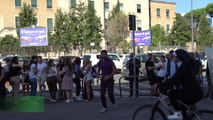 Test medicina: flash mob di fronte alla Sapienza contro il numero chiuso