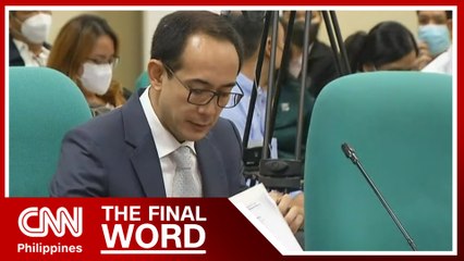 Rodriguez attends sugar import probe after senators issued subpoena