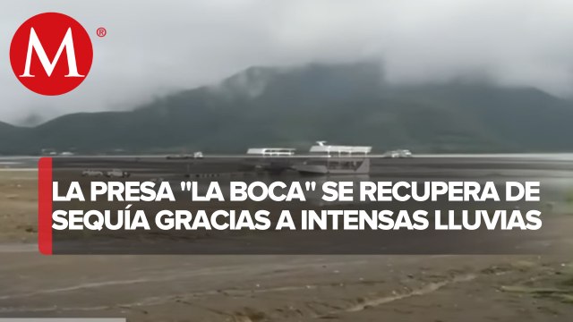 Sube el nivel de agua en la presa La Boca en Nuevo León tras fuertes lluvias