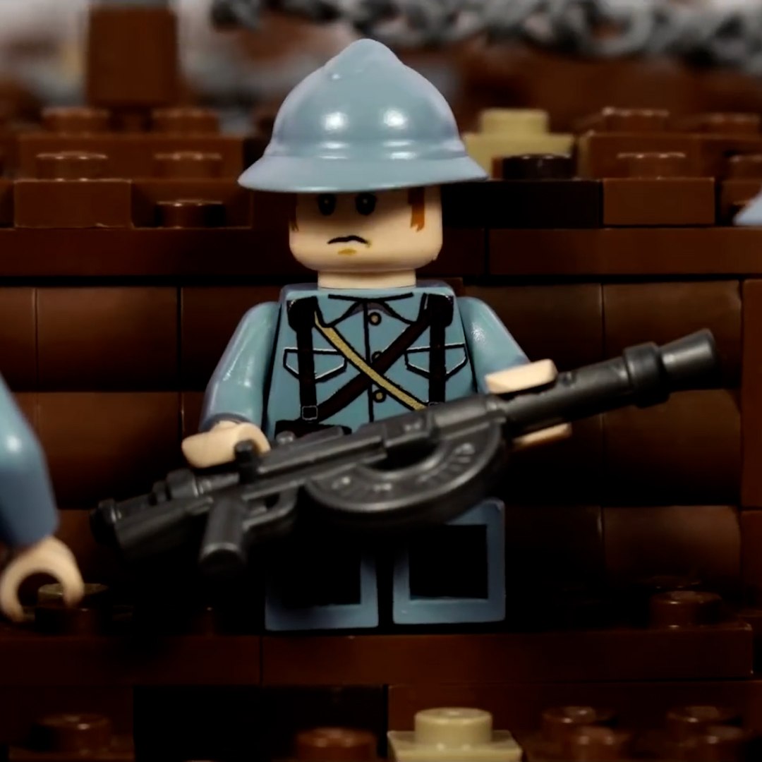 Sa vidéo de la bataille de Verdun en lego accumule 12,5M de vues