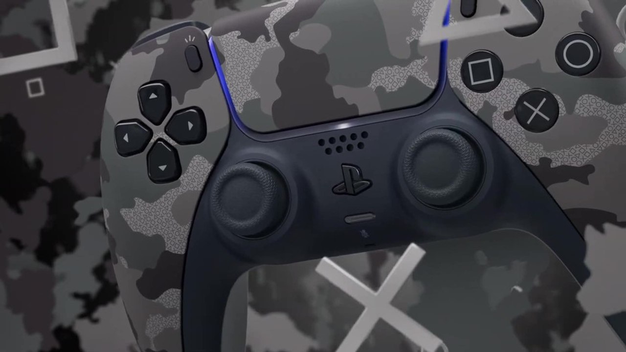 PS5 zeigt die neue Farbcollection ''Grey Camouflage''