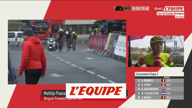 Paasschens : «Je suis forcément déçu» - Cyclisme - Tour de Grande-Bretagne