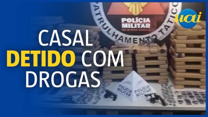 Casal detido com drogas em Contagem segue preso