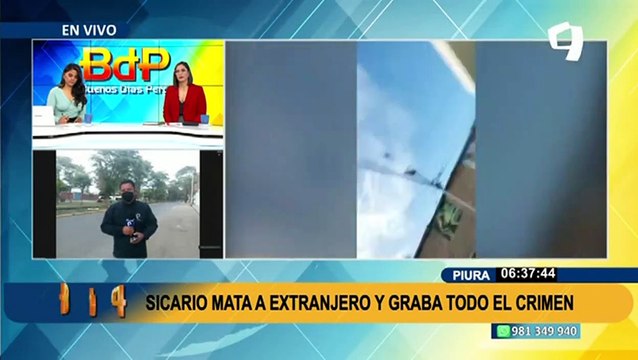 Por presunto cobro de cupos: sicario asesina a extranjero y graba todo el crimen en Piura