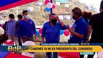 Lady Camones fue censurada: APP pide reconsiderar votación del Pleno del Congreso