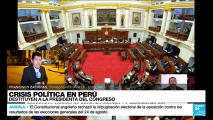 Perú se quedó sin presidenta del Congreso tras la destitución de Lady Camones