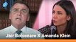 Ao vivo, Bolsonaro se irrita com questionamentos de jornalista sobre corrupção