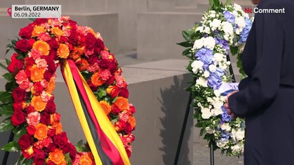 Les présidents allemand et israélien au Mémorial aux Juifs assassinés d'Europe