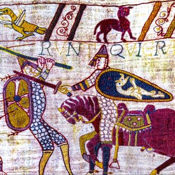 Ces 4 œuvres rendent hommage à la tapisserie de Bayeux