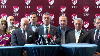 SPOR Kulüpler, teknik adamlar ve futbolculardan TFF'ye geçmiş olsun ziyareti