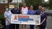 HIV FUNDRAISER COMPLETED A 390 KILOMETRE CYCLE  ACROSS THE COUNTY TO RAISE AWARENESS FOR NEW RESEARCH