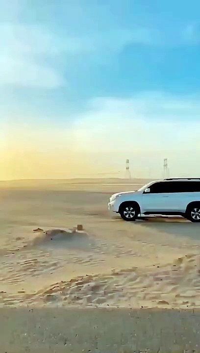 Toyota Fortuner in the desert