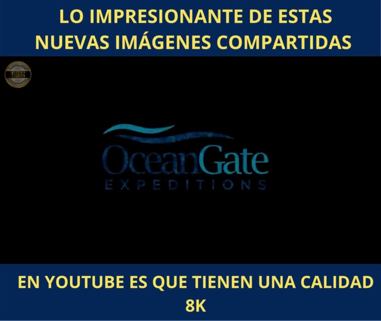 ⁣Titanic grabado en 8K