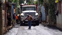 Managua: avanza mejoramiento vial en el barrio Carlos Marx