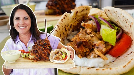 How to Make Gyros with Tzatziki Sauce