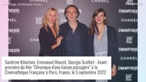 Julie Gayet élégante et conquise par la 