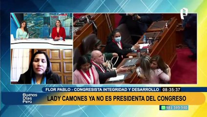 Flor Pablo insiste en propuesta de adelanto de elecciones que incluya una reforma política