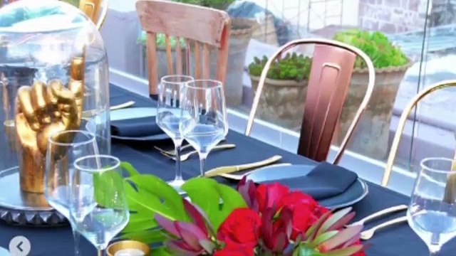 Rosenda Ruiz platica con el chef Abel Hernández