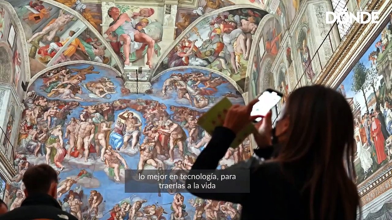 Llega la expo de la Capilla Sixtina de Miguel Ángel a la CDMX