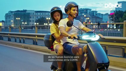 Nuevas licencias para motociclistas en CDMX