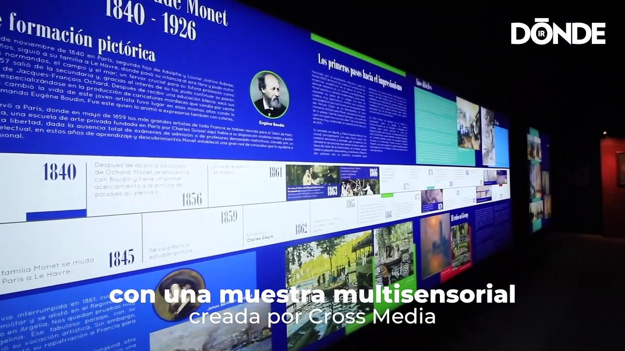 Monet Experience: el impresionismo en una exhibición inmersiva