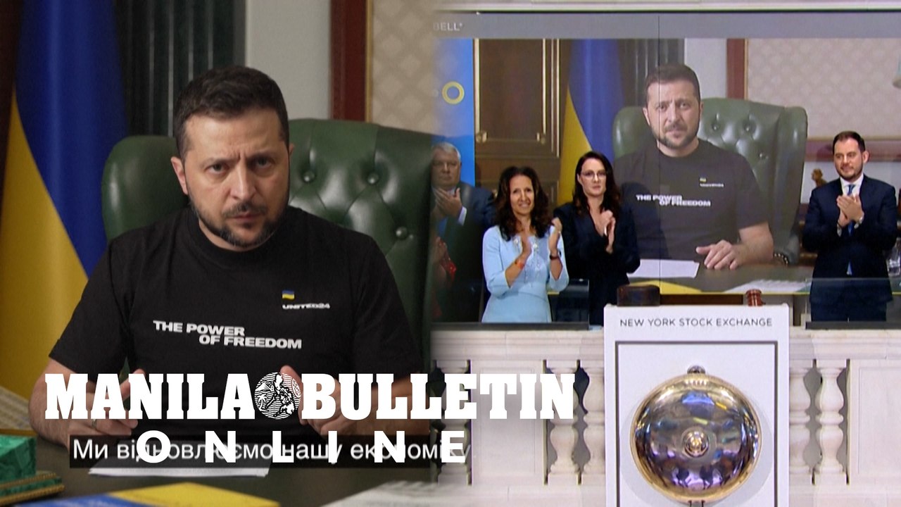 Zelensky urges Wall Street to invest in Ukraine video Dailymotion
