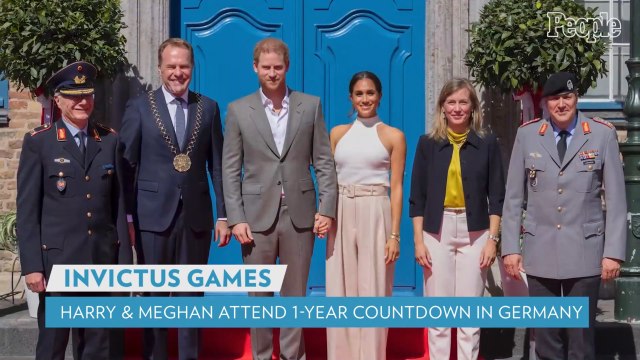 Meghan Markle and Prince Harry Arrive Hand-in-Hand for 1-Year Countdown for Invictus Games in Germany