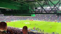 Celtic players’ lap of honour