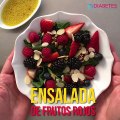 Ensalada verde con frutos rojos - Diabetes Juntos x Ti