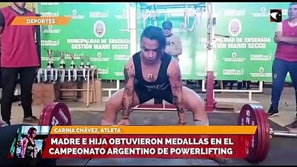 Madre e hija obtuvieron medallas en el campeonato argentino de powerlifting