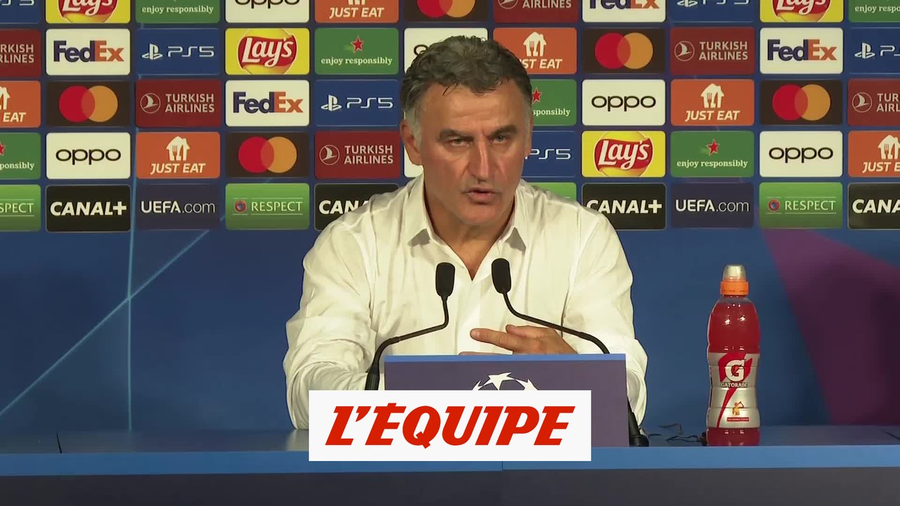 Galtier : «Je n'ai pas à présenter mes excuses, c'était une blague de mauvais goût» - Foot - C1 - PSG