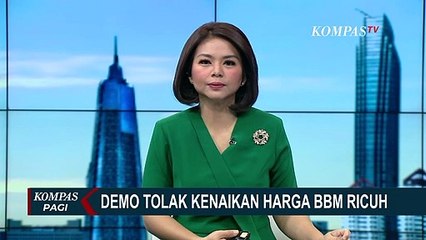 Demo Tolak Kenaikan Harga BBM Subsidi di Makassar Ricuh! Massa Berusaha Hentikan Truk