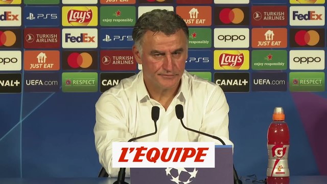 Galtier : «Je suis très satisfait ce qu'a produit l'équipe» - Foot - C1 - PSG