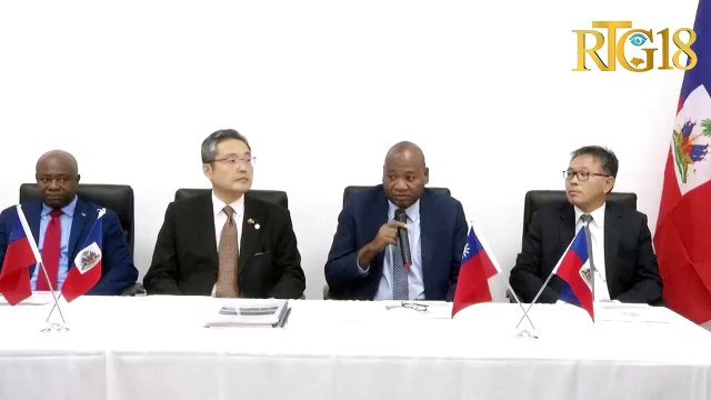Anbasad Chine Taïwan an Ayiti siyen yon akò don materyèl ak OFATMA pou anviwon 1 milyon 775 mil dola