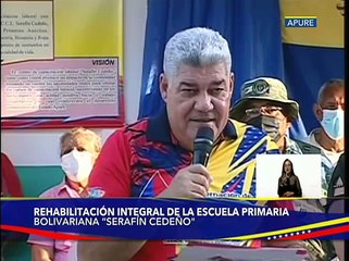 Bricomiles rehabilitan la Escuela Primaria Bolivariana "Serafín Cedeño" en Apure