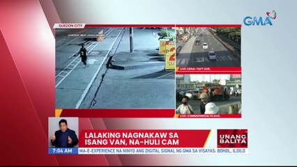 Lalaking nagnakaw sa isang van, na-huli cam | UB