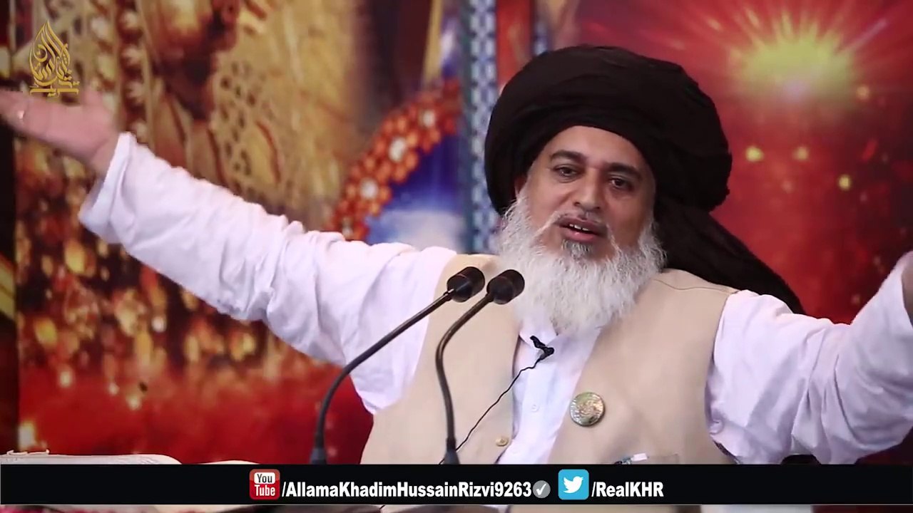 Khadim Hussain Rizvi Bayan 2019 - Hatim Tai Ki Beti or Bety Ka Khoobsurat Waqia - Heart Touching