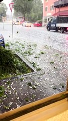 Hailstorm Pummels Bavarian Town